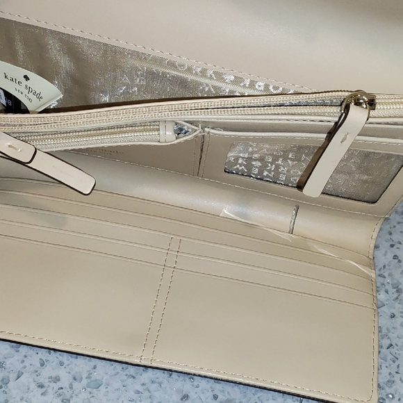 Kate Spade Periwinkle Embossed Wallet - Picture 8 of 11